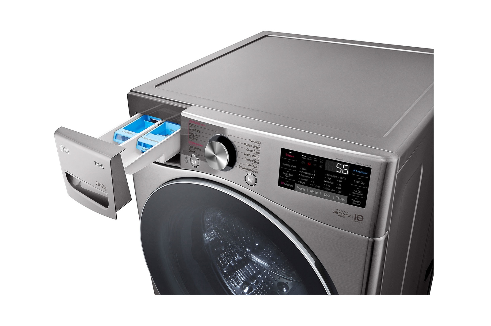 detergent tray view 