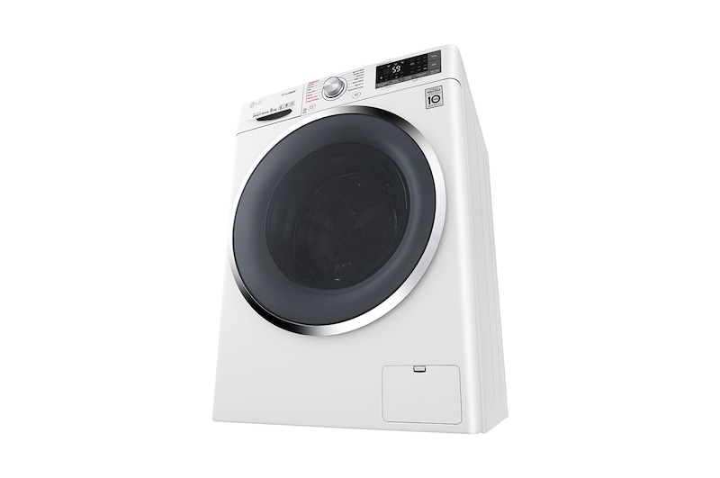 LG 8kg  Washer with 5kg Dryer Front load washing machine , Steam , Smart ThinQ (Wi –Fi), WSC0805WH