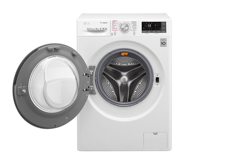 LG 9kg washer with 5kg Dryer Front load washing machine, White Color, Turbo Dry , WSC0905WHN