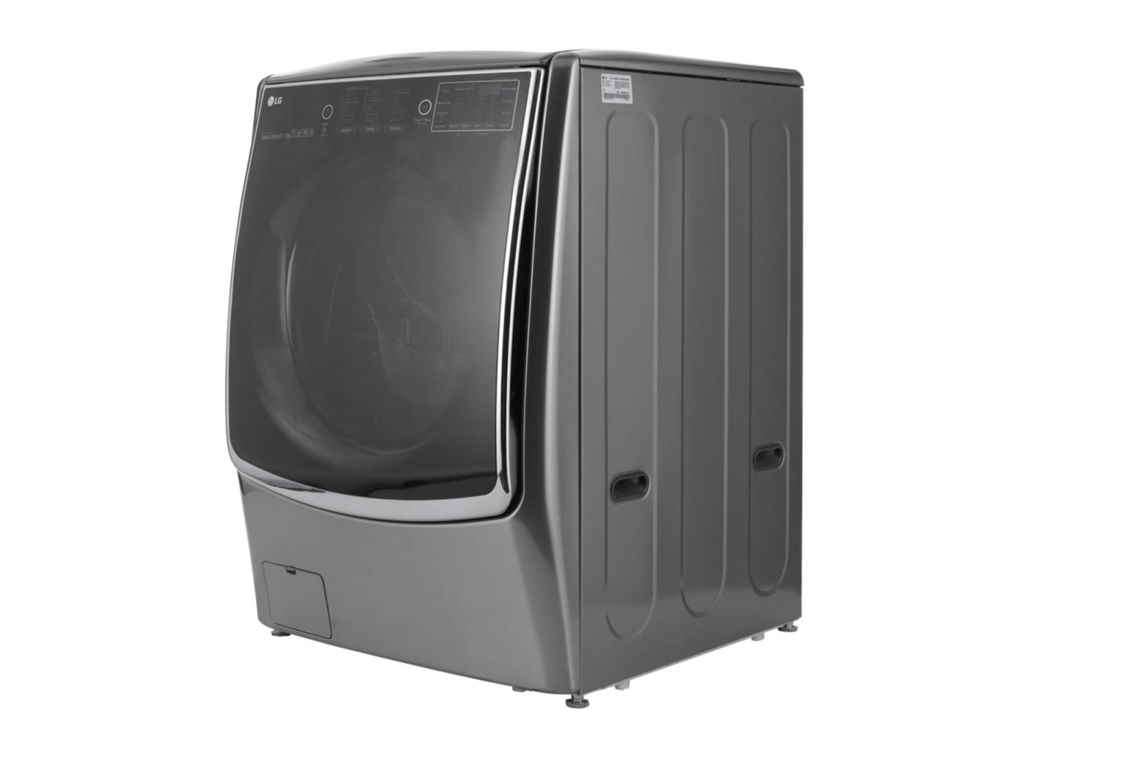 LG Front Load Fully Automatic Washer/Dryer, 21kg/12kg, Silver Color, ThinQ, TrueSteam, Turbo Wash , WST2112XMN