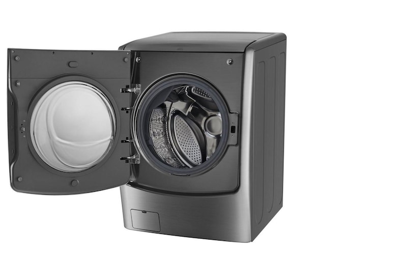 LG Front Load Fully Automatic Washer/Dryer, 21kg/12kg, Silver Color, ThinQ, TrueSteam, Turbo Wash , WST2112XMN