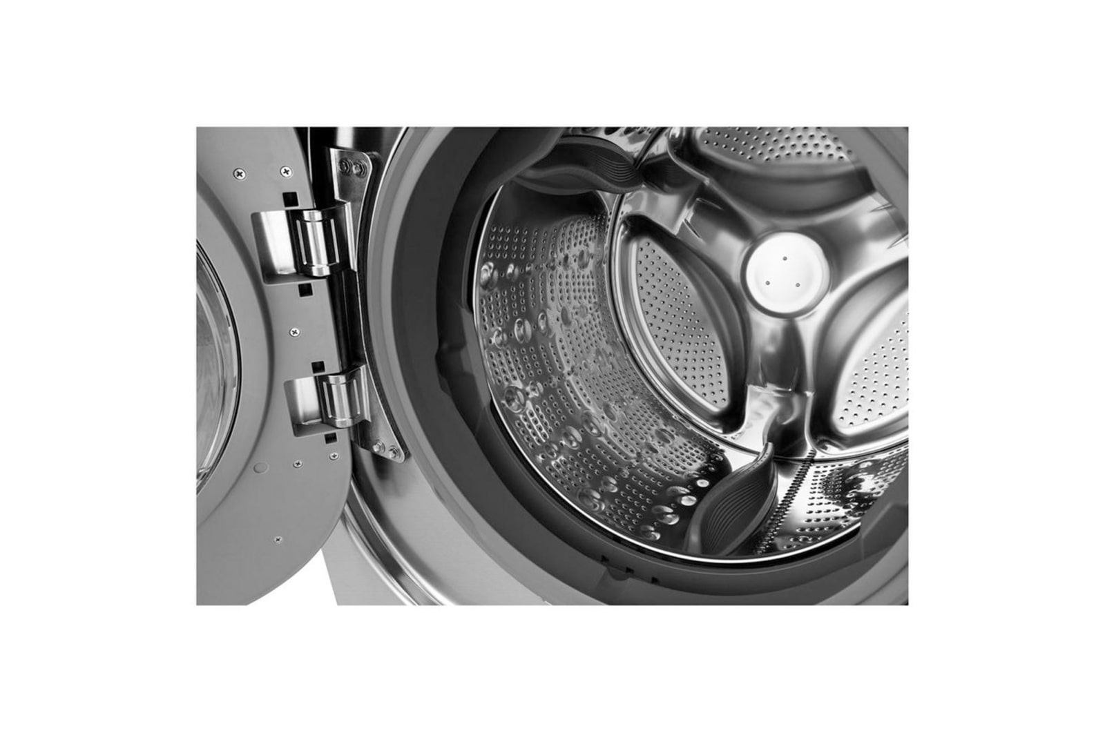 LG Front Load Fully Automatic Washer/Dryer, 21kg/12kg, Silver Color, ThinQ, TrueSteam, Turbo Wash , WST2112XMN