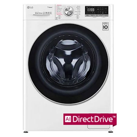 8 kg Washer with 5kg Dryer Front Load washing Machine with AI DD™ (Intelligent Care with 18% More Fabric Protection) , Washer and Dryer in One, Steam,Bigger Capacity in Same Size,SmartThinQ™ (Wi-Fi), 