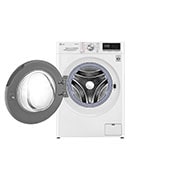 LG 8 kg Washer with 5kg Dryer Front Load washing Machine with AI DD™ (Intelligent Care with 18% More Fabric Protection) , Washer and Dryer in One, Steam,Bigger Capacity in Same Size,SmartThinQ™ (Wi-Fi), Tempered Glass Door, Stainless Lifter., WSV0805WH