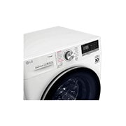 LG 8 kg Washer with 5kg Dryer Front Load washing Machine with AI DD™ (Intelligent Care with 18% More Fabric Protection) , Washer and Dryer in One, Steam,Bigger Capacity in Same Size,SmartThinQ™ (Wi-Fi), Tempered Glass Door, Stainless Lifter., WSV0805WH