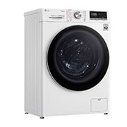 LG 8 kg Washer with 5kg Dryer Front Load washing Machine with AI DD™ (Intelligent Care with 18% More Fabric Protection) , Washer and Dryer in One, Steam,Bigger Capacity in Same Size,SmartThinQ™ (Wi-Fi), Tempered Glass Door, Stainless Lifter., WSV0805WH