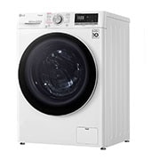 LG 9 kg Washer with 6 kg Dryer , Front Load washing Machine with AI DD™ ,White color, WSV0906WH