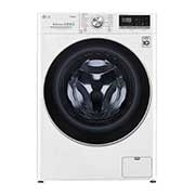 LG 10.5 kg Washer with 7 kg Dryer , Front Load washing Machine with AI DD™ ,White color , WSV1107WHT