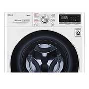 LG 10.5 kg Washer with 7 kg Dryer , Front Load washing Machine with AI DD™ ,White color , WSV1107WHT