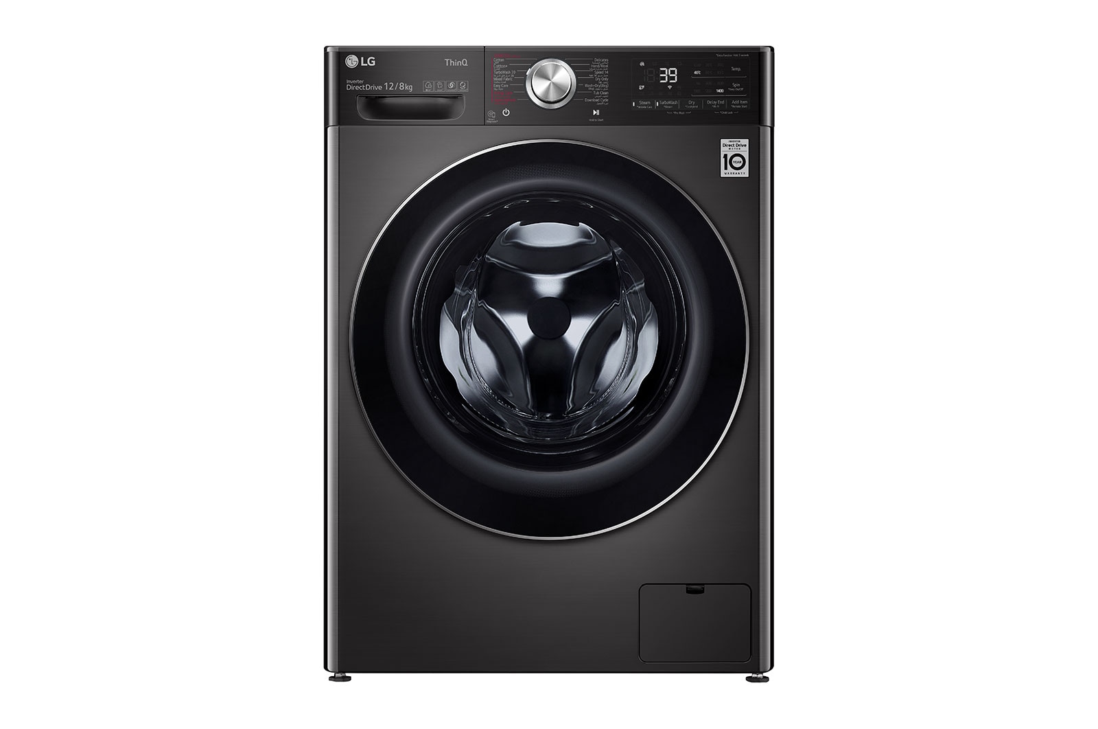 12 kg Washer with 8 Kg Dryer Front Load washing Machine with AI