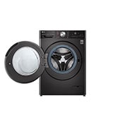 LG 12 kg Washer with 8 Kg Dryer,  Front Load washing Machine with AI DD™ (Intelligent Care with 18% More Fabric Protection) ,Black Steel color,  New Metal panel,Steam+ (Wrinkle & Allergy Care), Turbo Wash 360 (39 Min),ThinQ™ (Wi-Fi),, WSV1208BST