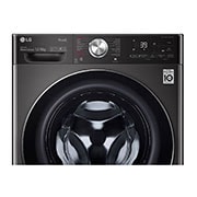 LG 12 kg Washer with 8 Kg Dryer,  Front Load washing Machine with AI DD™ (Intelligent Care with 18% More Fabric Protection) ,Black Steel color,  New Metal panel,Steam+ (Wrinkle & Allergy Care), Turbo Wash 360 (39 Min),ThinQ™ (Wi-Fi),, WSV1208BST