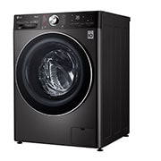 LG 12 kg Washer with 8 Kg Dryer,  Front Load washing Machine with AI DD™ (Intelligent Care with 18% More Fabric Protection) ,Black Steel color,  New Metal panel,Steam+ (Wrinkle & Allergy Care), Turbo Wash 360 (39 Min),ThinQ™ (Wi-Fi),, WSV1208BST