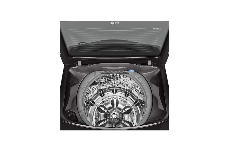 LG 11 Kg Top Load washing Machine, Middle Black Colour, TurboWash3D™, Steam, Tub Clean, Full Stainless Steel Tub, ThinQ™, WTS11HHDK