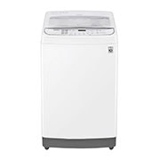 Front view of 11 Kg Top Load washing Machine, White Colour, TurboWash3D™, Steam, Tub Clean,  Full Stainless Steel Tub, ThinQ™ WTS11HHWK