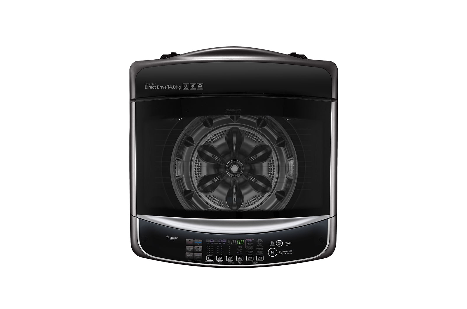 Washer Powerful Smart 14kg Black LG SA
