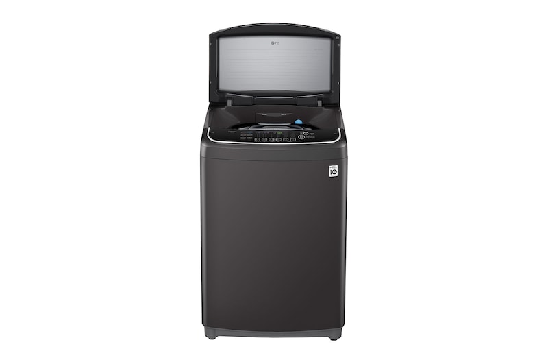 LG 16 Kg Top Load washing Machine, Middle Black Colour, TurboWash3D™, Steam, Tub Clean,  Full Stainless Steel Tub, Pre-Wash+, ThinQ™, WTS16HHDK