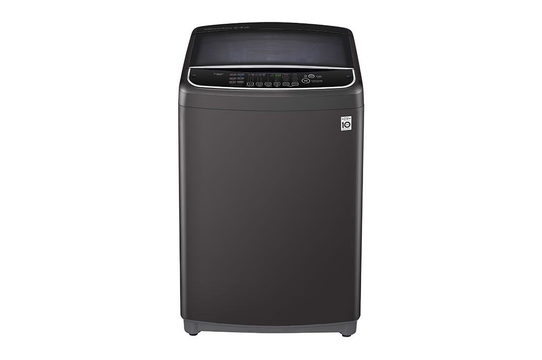 LG 16 Kg Top Load washing Machine, Middle Black Colour, TurboWash3D™, Steam, Tub Clean,  Full Stainless Steel Tub, Pre-Wash+, ThinQ™, WTS16HHDK