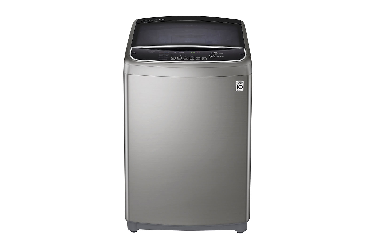 LG 19 Kg Top Load washing Machine, Stainless Silver Colour, TurboWash3D™, Steam, Auto Tub Clean, Full Stainless Steel Tub, Auto Pre-Wash, ThinQ™ ., WTS19HHMK1