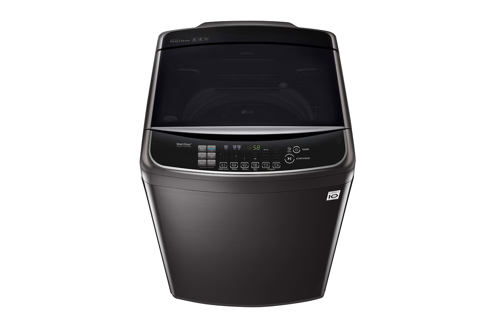 LG 21Kg Washer | Top Load | TurboWash | ThinQ, WTS21HHBK1