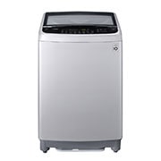 Front view of 11Kg Top load washing machine, Silver Color, Smart motion, Smart Diagnosis WTSV11BS