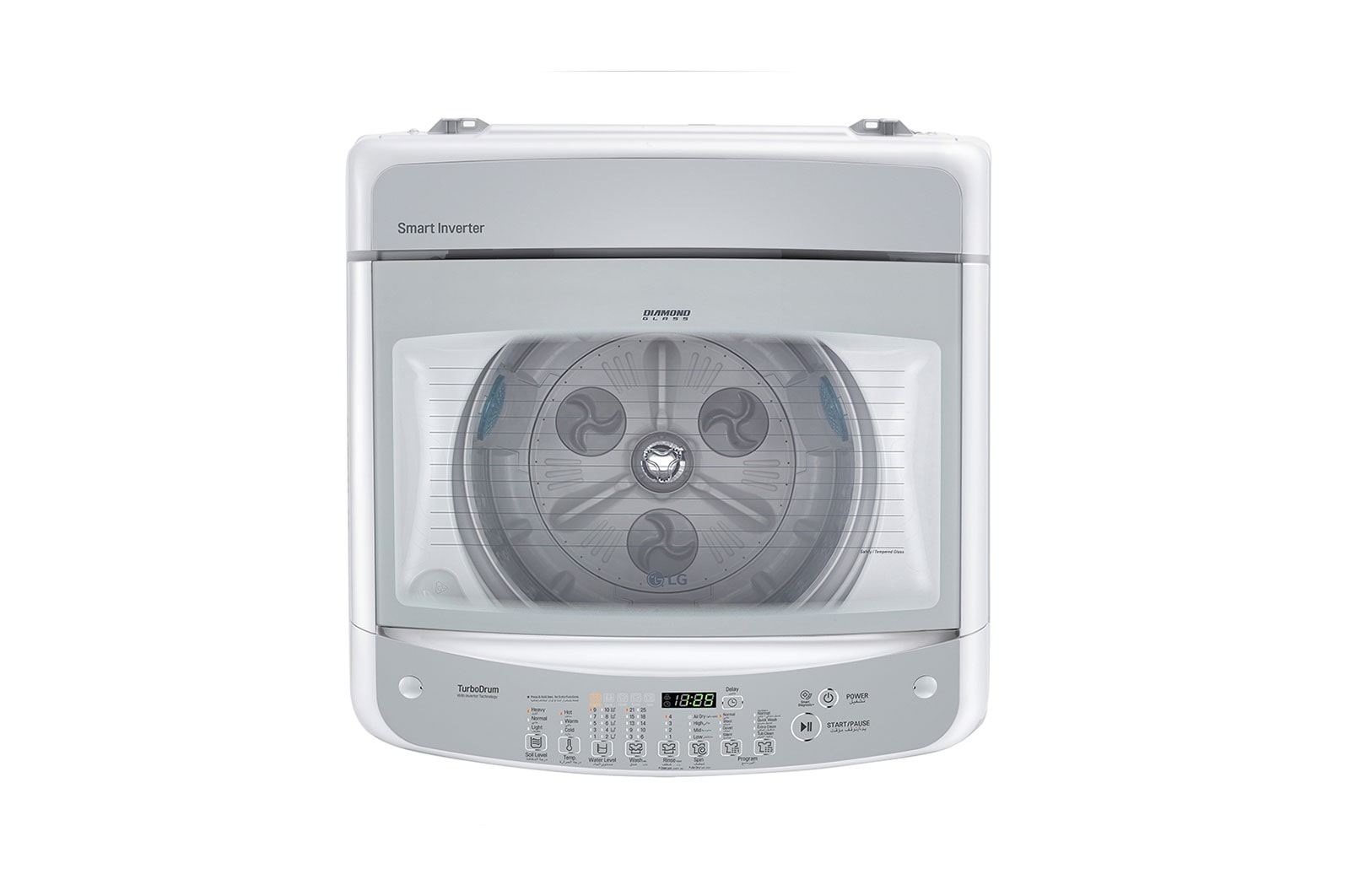 LG 11kg Top load washing machine, White Color, Smart motion, Smart Diagnosis , WTSV11BW