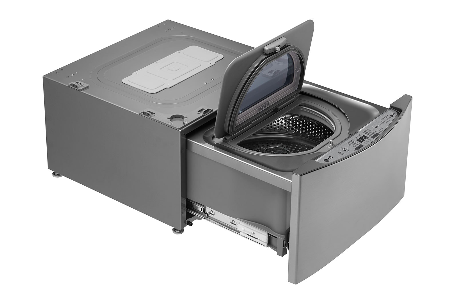 LG 2 Kg Mini Wash, Silver Color , LG TWINWash compatible. Perfect solution for delicate and daily loads, WTT02TLXMN