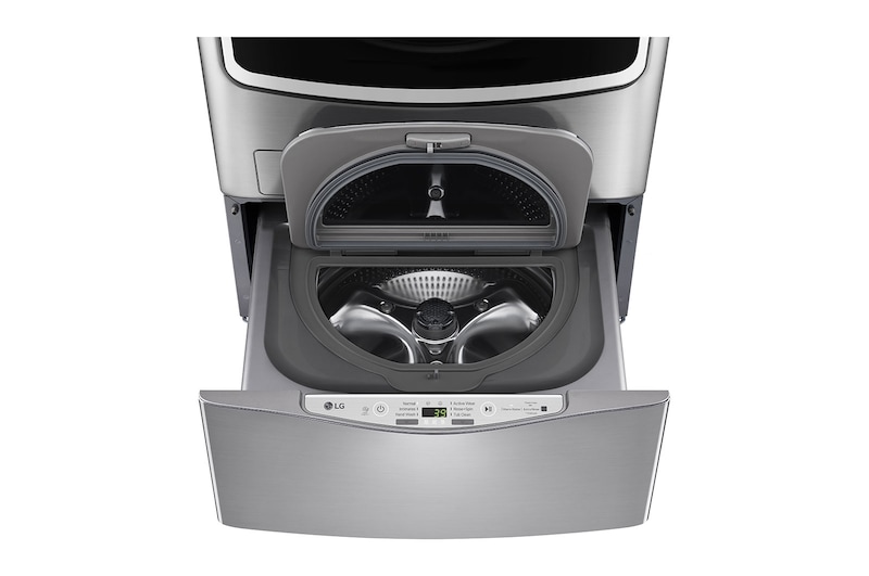 LG 3.5 Kg Mini Wash, Silver Color , LG TWINWash compatible. Perfect solution for delicate and daily loads., WTT03TLXMN