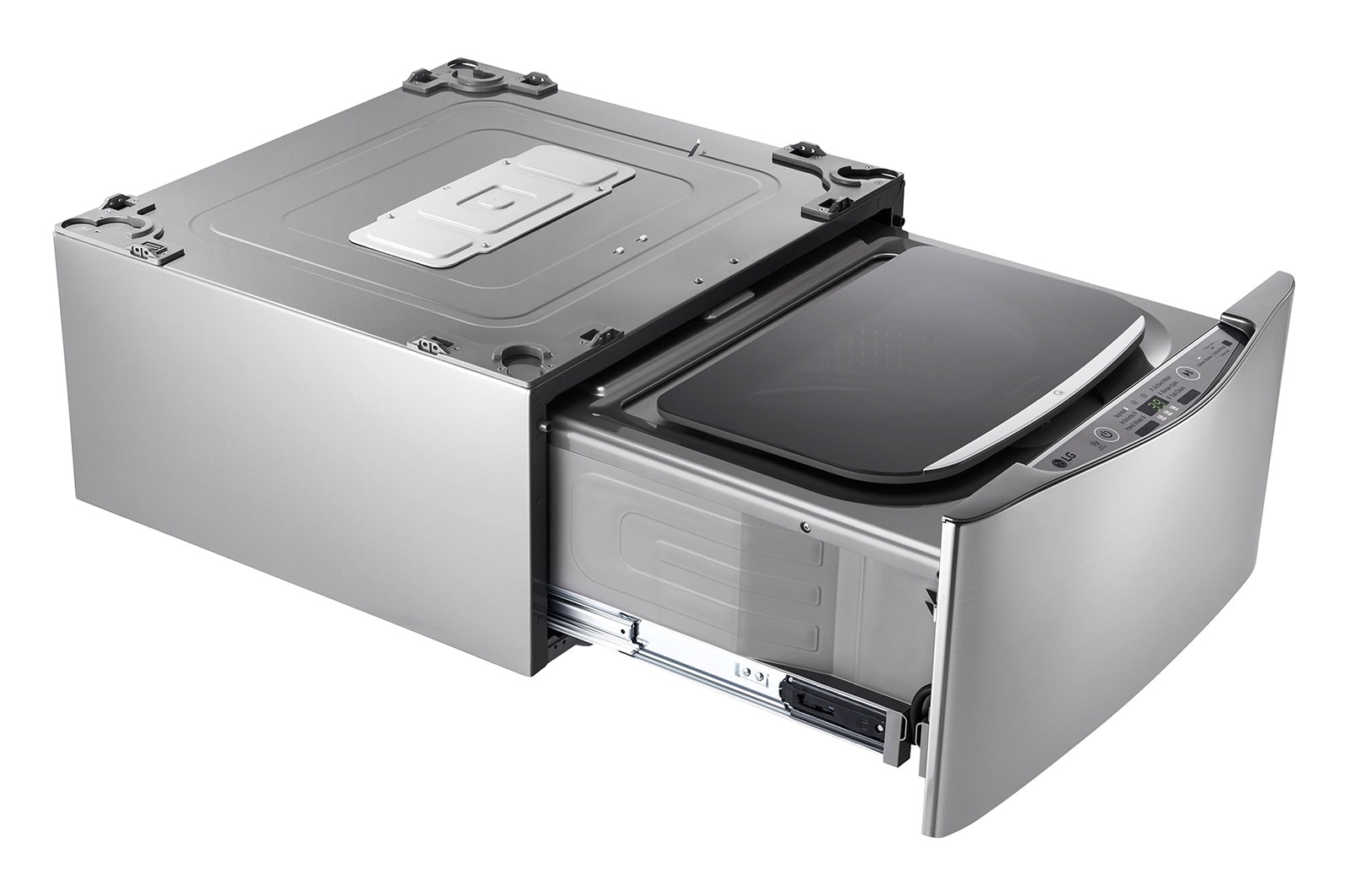 LG 3.5 Kg Mini Wash, Silver Color , LG TWINWash compatible. Perfect solution for delicate and daily loads., WTT03TLXMN