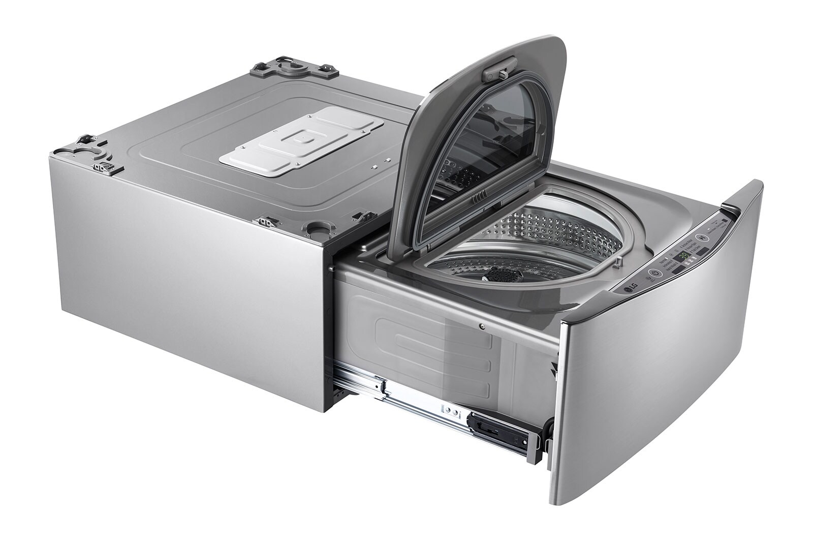 LG 3.5 Kg Mini Wash, Silver Color , LG TWINWash compatible. Perfect solution for delicate and daily loads., WTT03TLXMN
