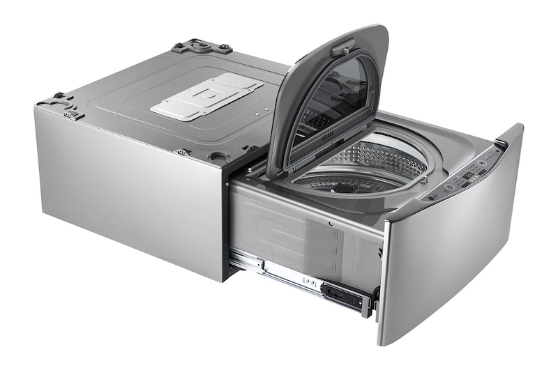 LG 3.5 Kg Mini Wash, Silver Color , LG TWINWash compatible. Perfect solution for delicate and daily loads., WTT03TLXMN