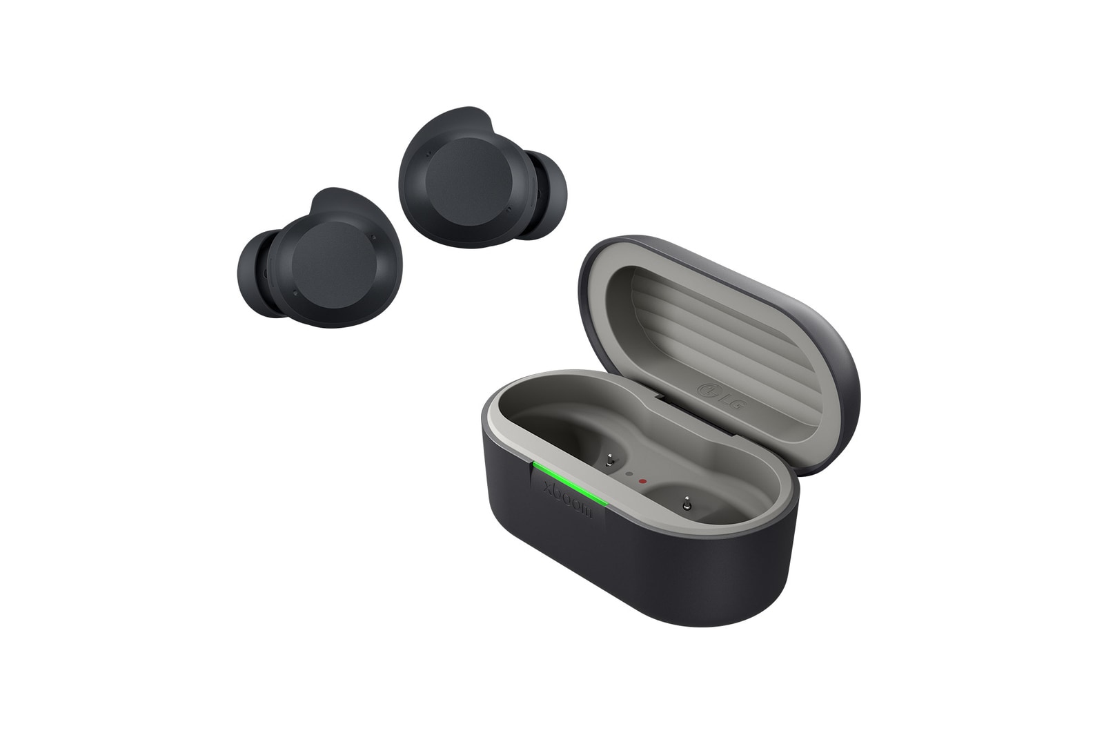 cradle rear view with earbuds apart