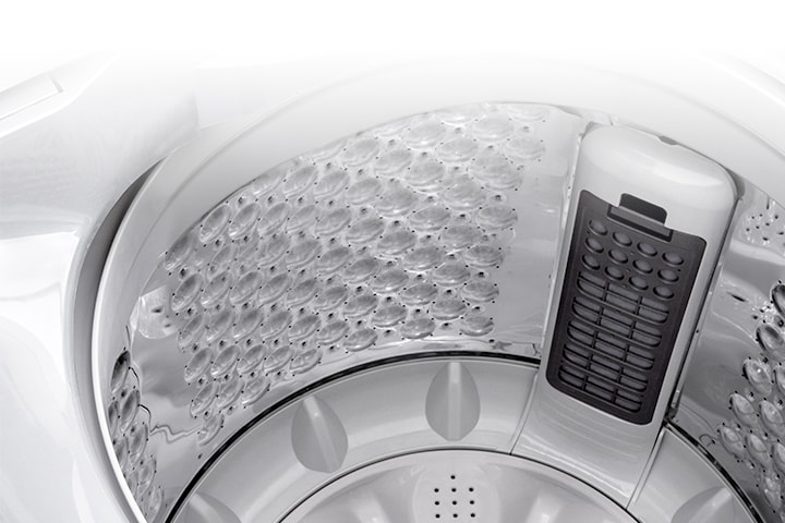 It is showing the inside the washing machine