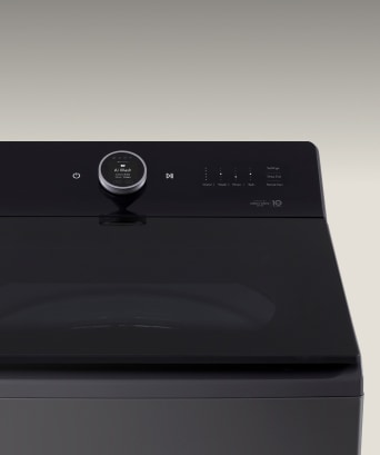LG washing machine's intuitive digital dial control