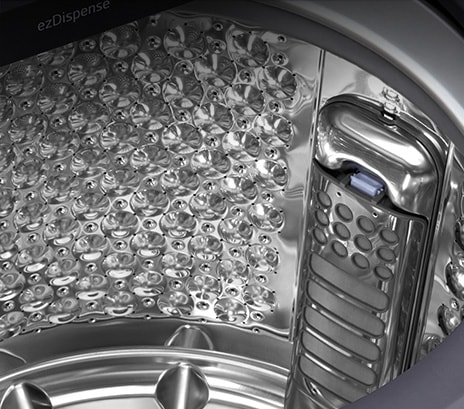 LG washing machine's stainless steel tub