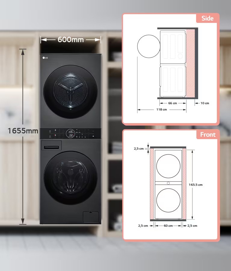 Lg wash cheap tower specifications