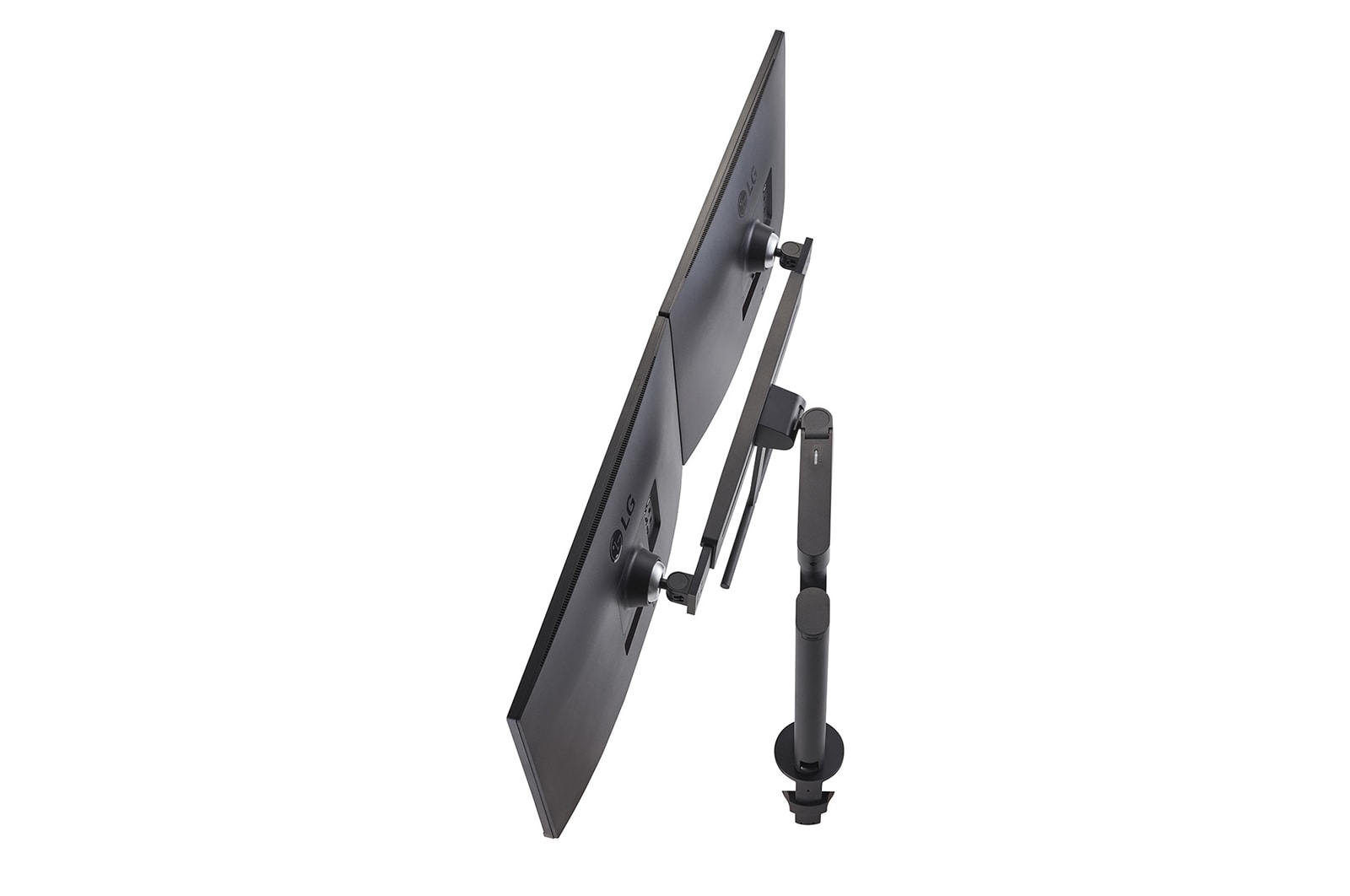 rear perspective with the monitor arm extended to the right