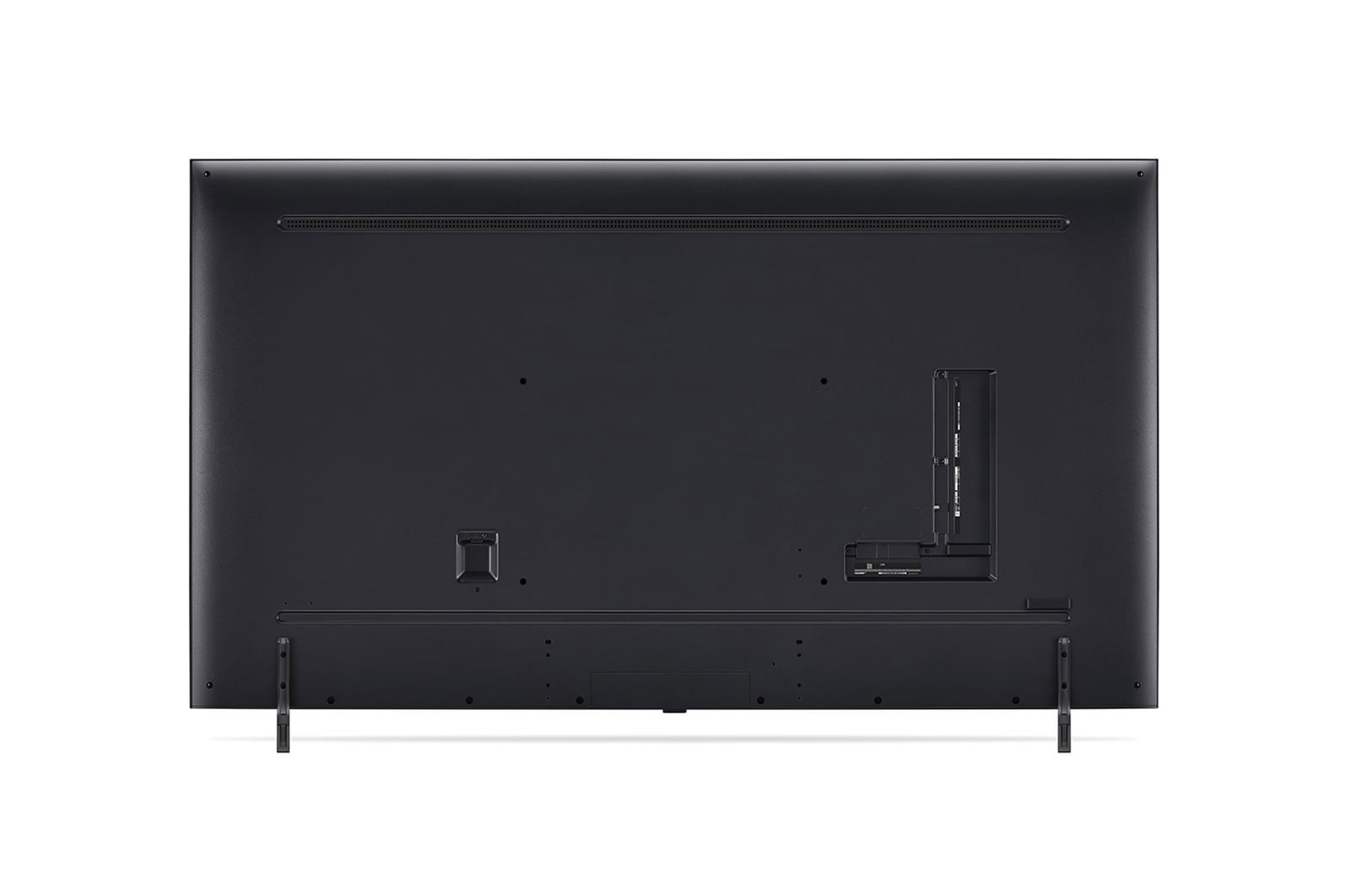 Rear view of LG QNED TV