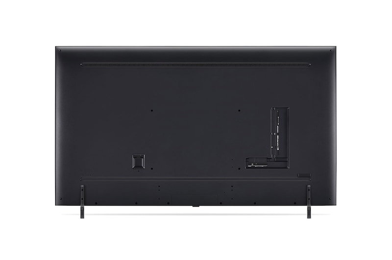 Rear view of LG QNED TV