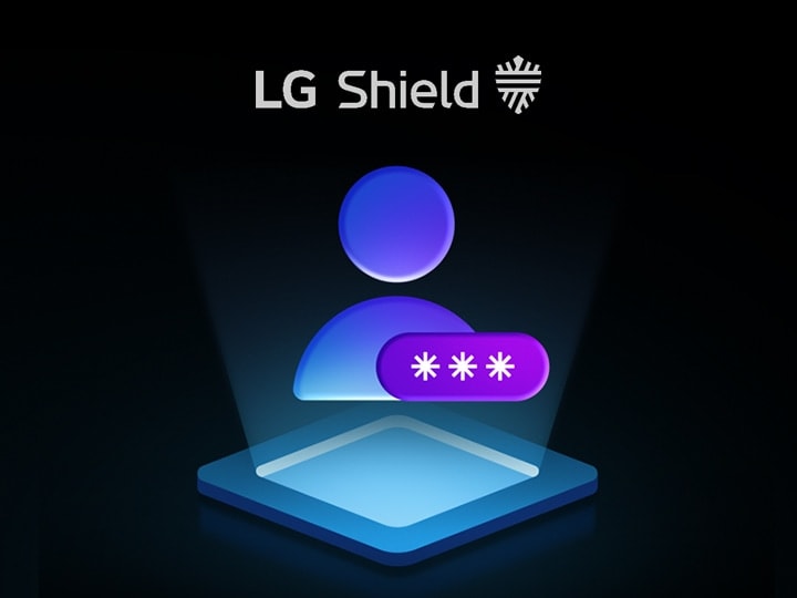 Icono de persona con contraseña oculta por asteriscos para mostrar la privacidad.