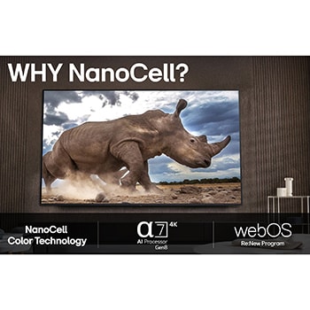 86-tums LG NanoCell AI NANO82 4k Smart TV 2025