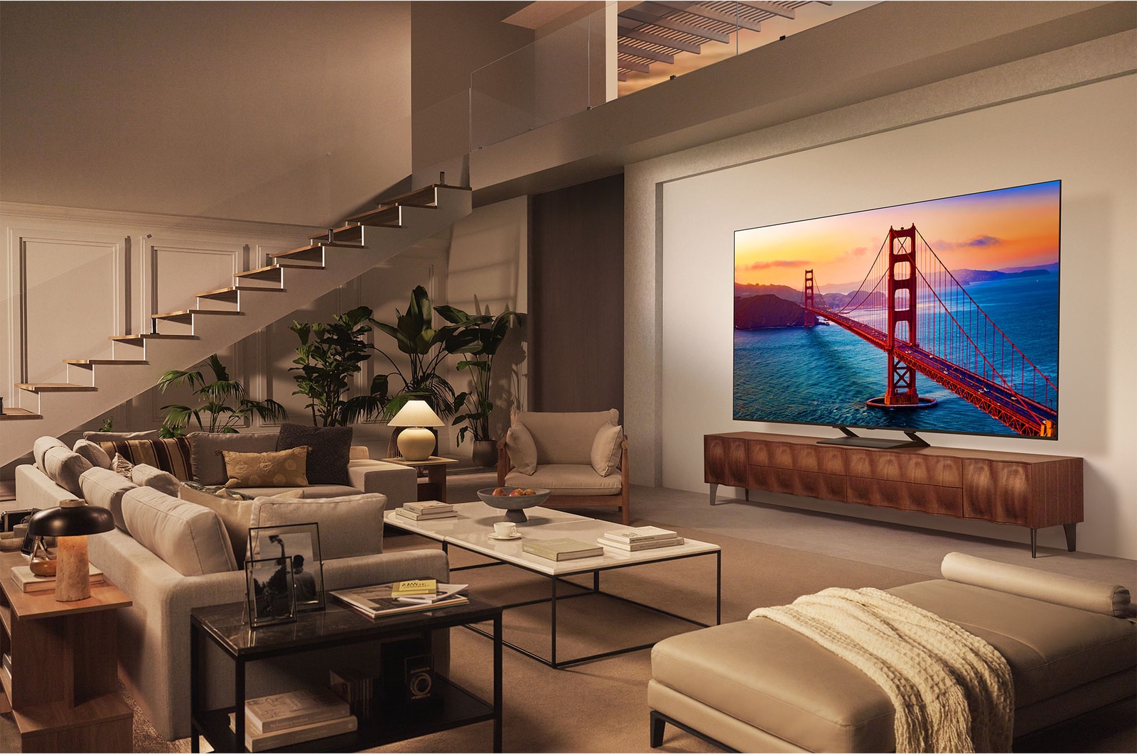 LG 86"-tums LG QNED evo AI QNED85 4k Smart TV 2025, 86QNED85A6C