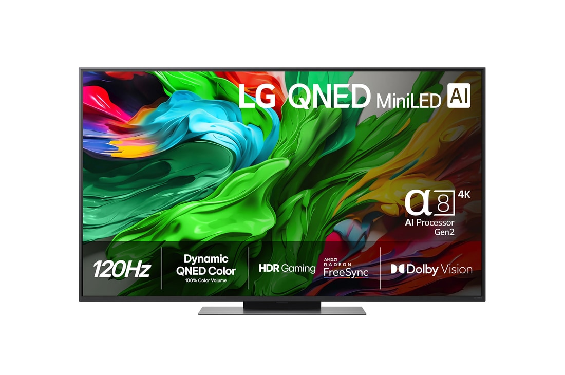 55-tums LG QNED evo AI QNED85 4k Smart TV 2025