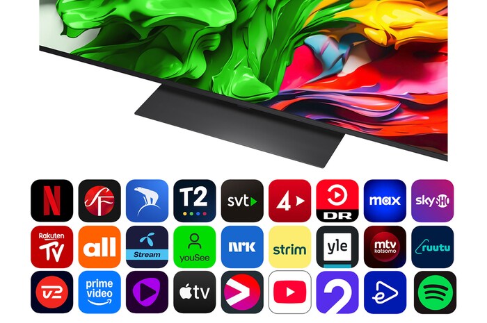 55-tums LG QNED evo AI QNED85 4k Smart TV 2025