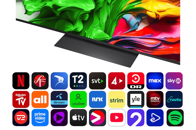 55-tums LG QNED evo AI QNED85 4k Smart TV 2025