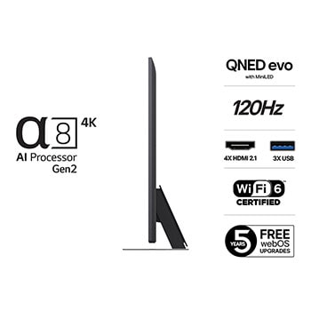 55-tums LG QNED evo AI QNED85 4k Smart TV 2025