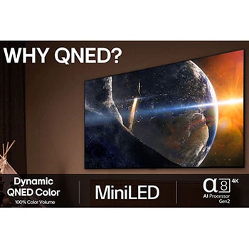 55-tums LG QNED evo AI QNED85 4k Smart TV 2025