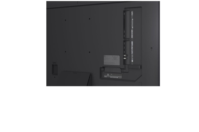 Port view of LG QNED evo QNED85 TV