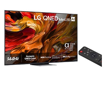 LG 65-tums LG QNED MiniLED AI QNED85 4k Smart TV 2025, 65QNED87A6B