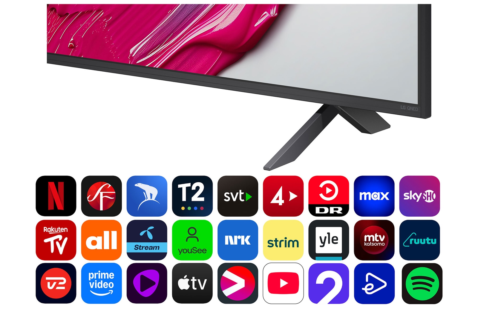 LG 55-tums LG QNED AI QNED8E 4k Smart TV 2025, 55QNED8EA6B